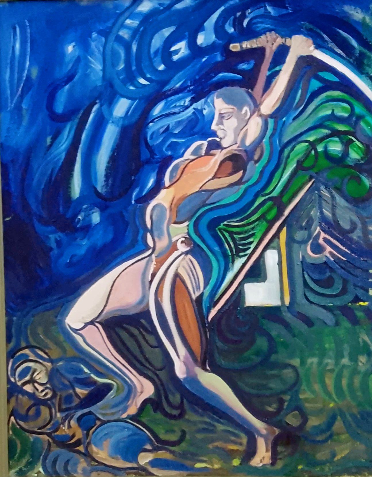 " cultural  landscape " 24 x 36 , oil on canvas, 2026