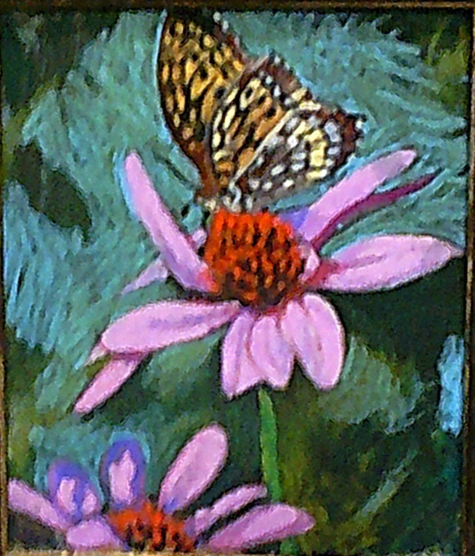 butterfly series, pastel, 6 x 7 ,   2026