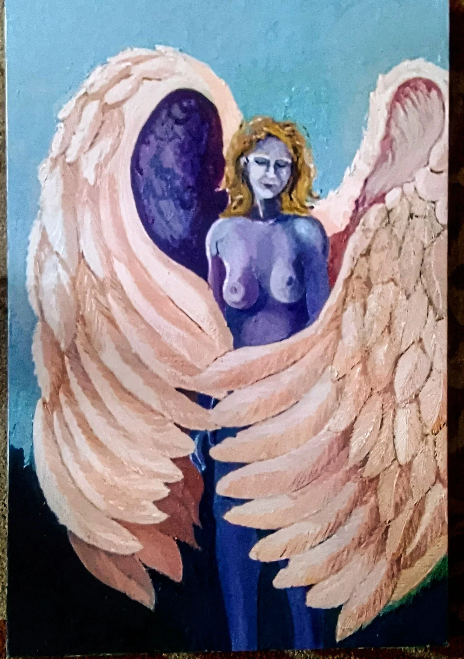 " angel ", oil on canvas , 24 x 36 , 2026