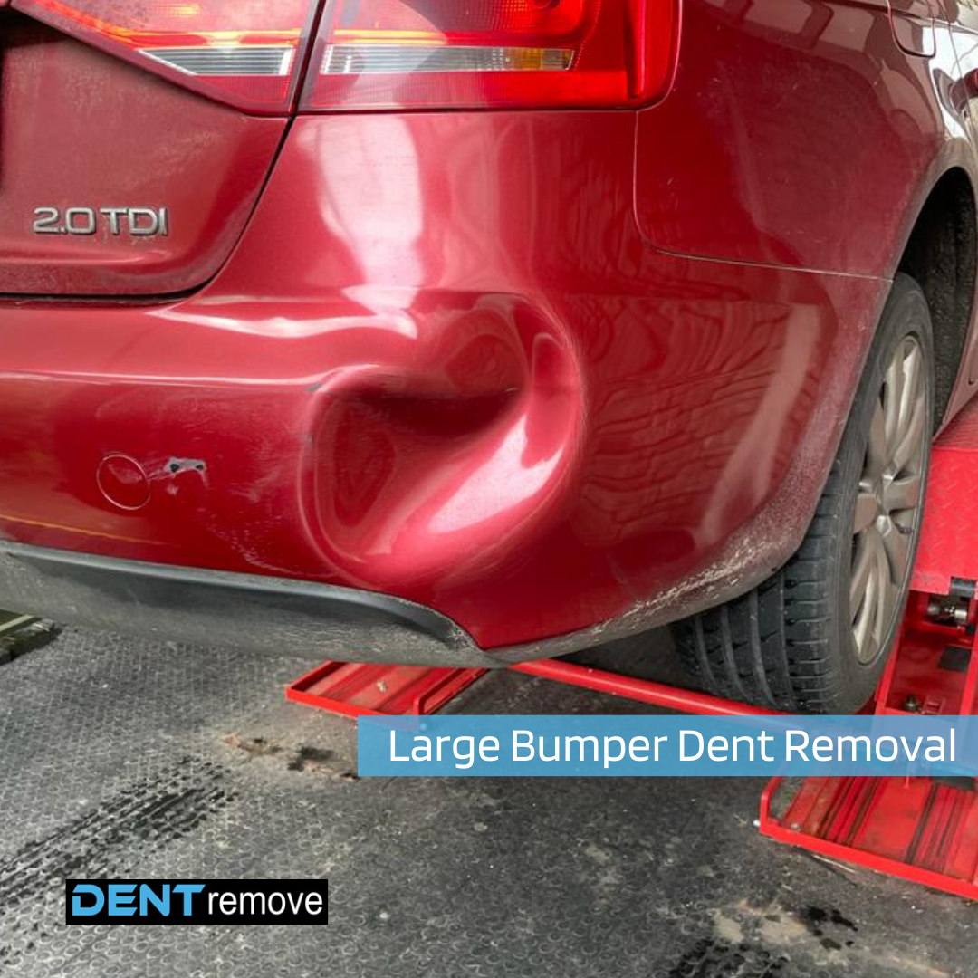 Large Bumper Dent Paintless Repair | Dent Remove