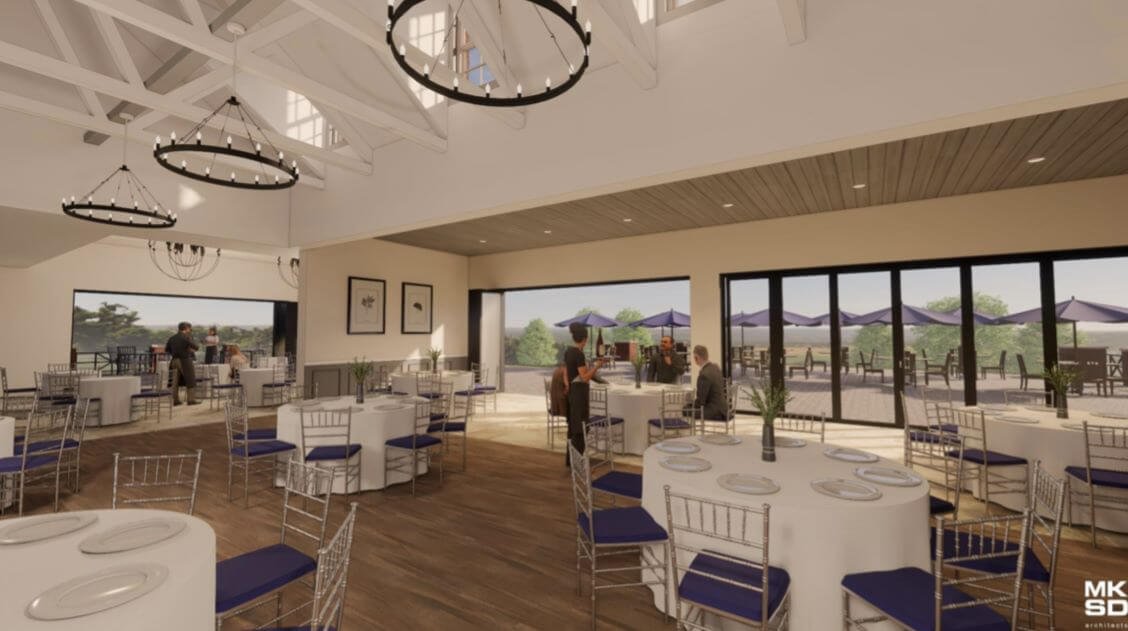 Brookside Country Club - ballroom remodel coming spring 2024