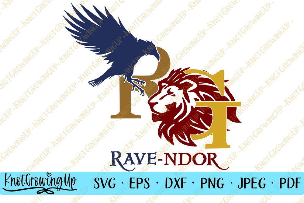 Ravenclaw Wisdom and Wit Svg, Ravenclaw Logo Svg