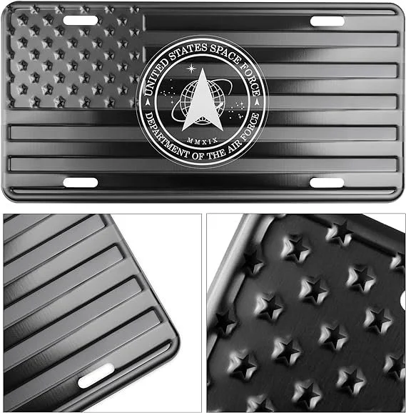 Colombia Flag License Plate Frame - 12x6 Inch Chrome Metal, Heavy Duty, Weatherproof