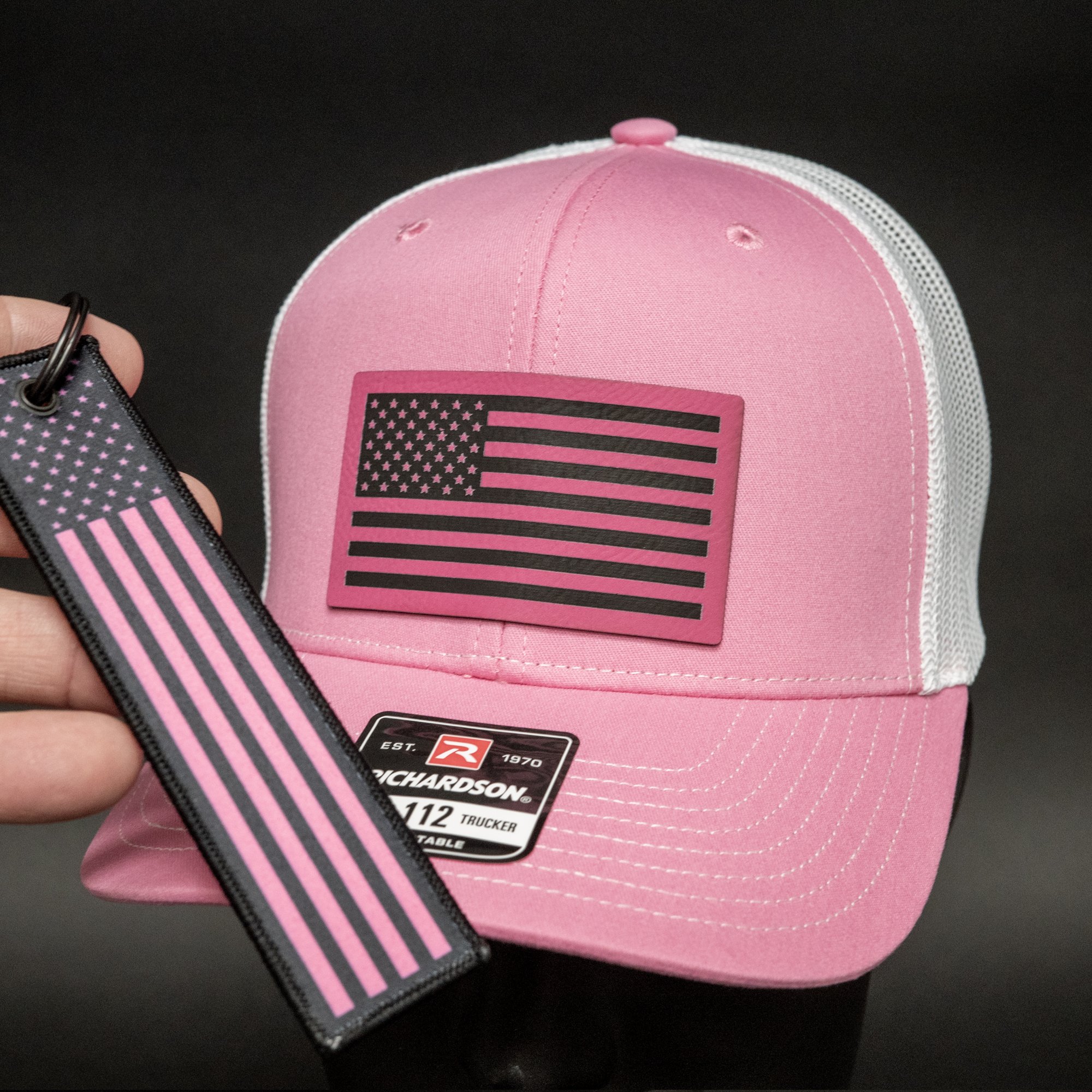 Pink-American-Flag-Trucker-Hat-and-Key-Tag.jpg