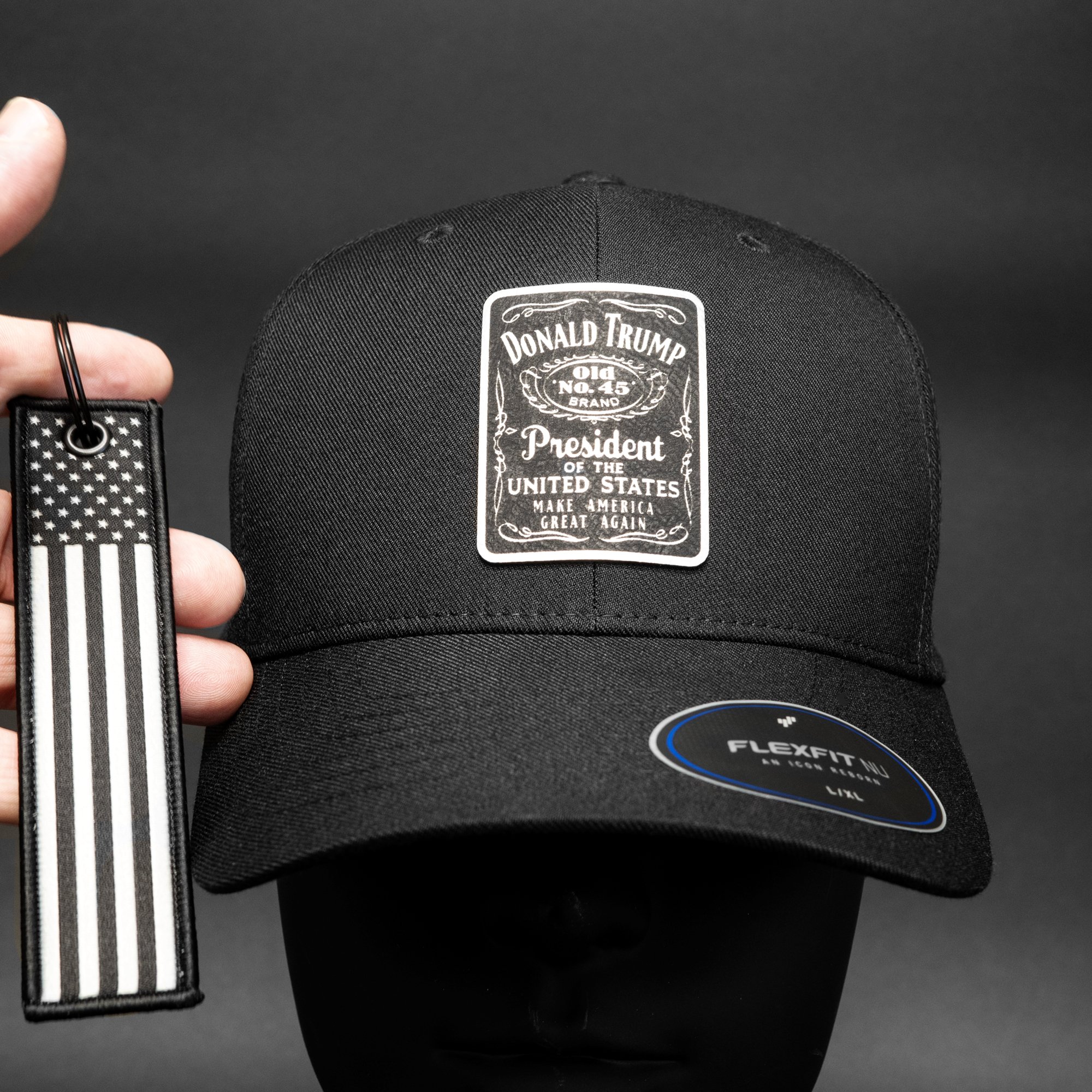 T24-Black-Flexfit-Hat-with-American-Flag-Key-Tag.jpg
