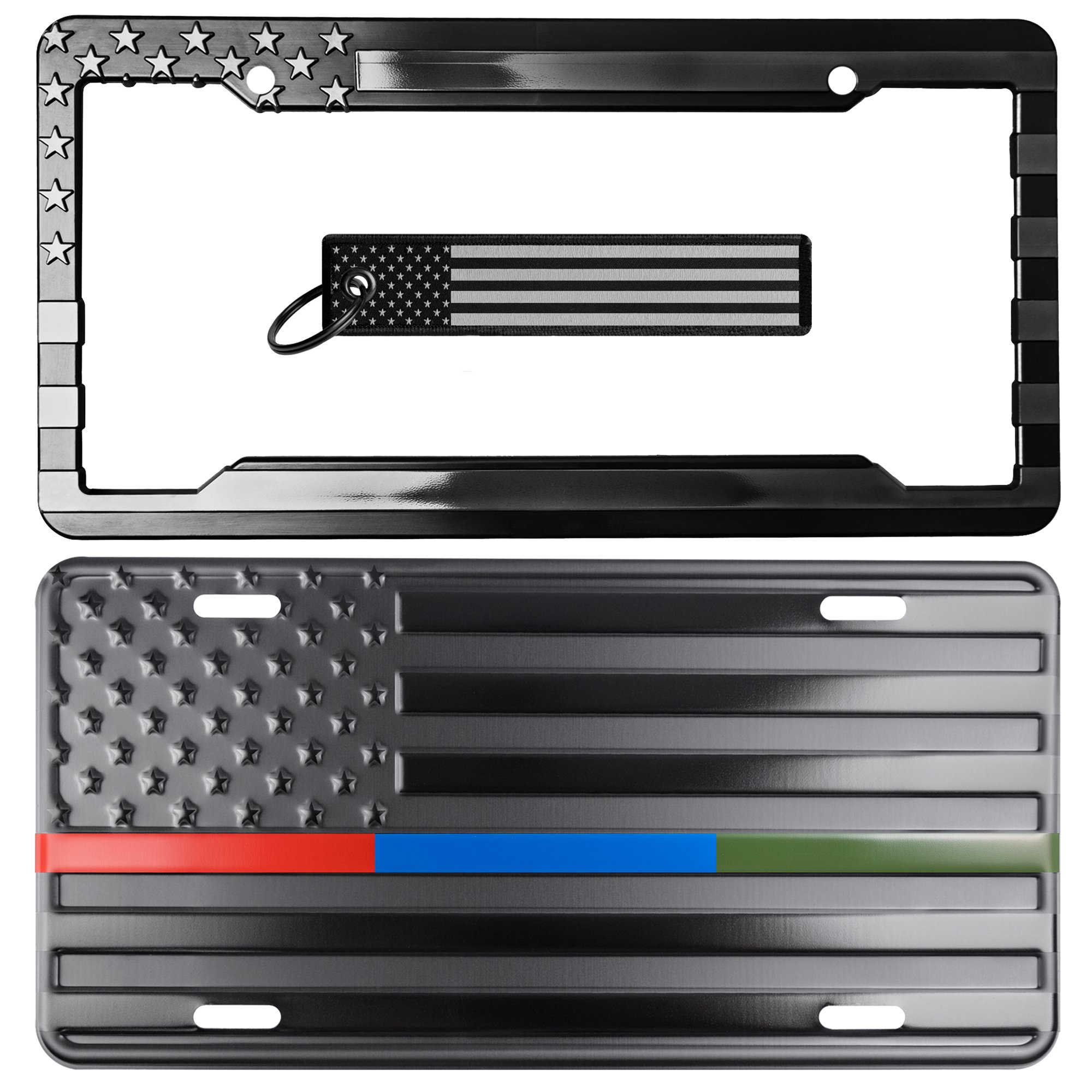 Thin-Red-Blue-and-Green-Line-Lincense-Plate-and-Frame-Combo.jpg