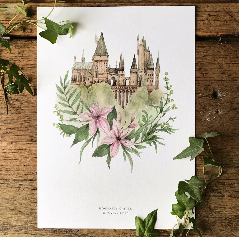 Herbology Chart Print Set — Georgiou Draws