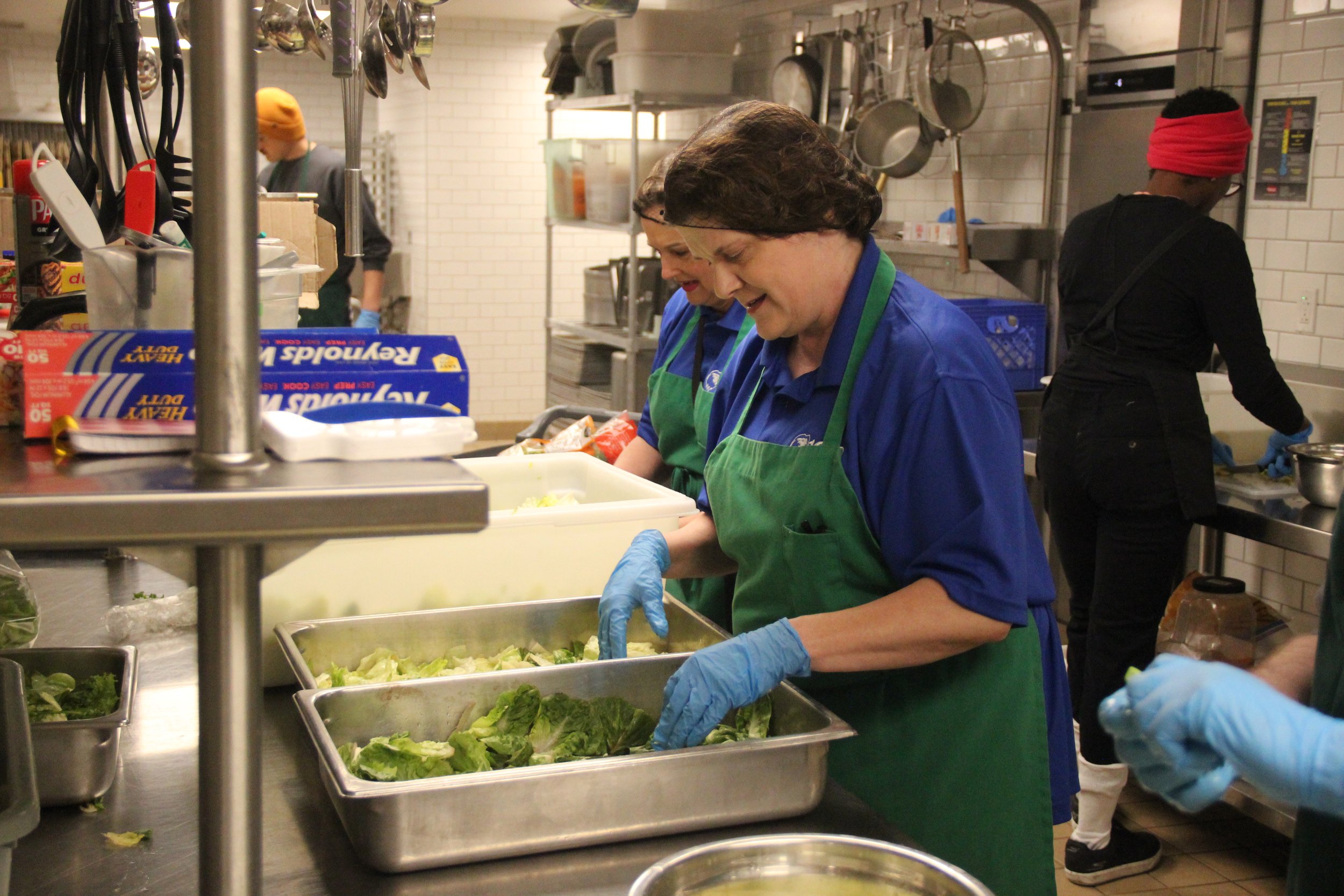 NCTC Staff working at Our Daily Bread in Denton(2).JPG