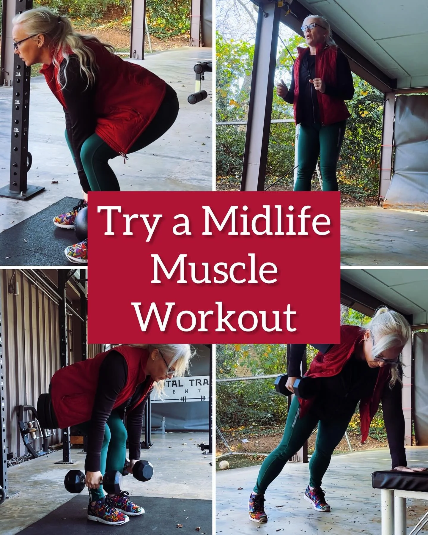 We did a really nice little trio of exercises yesterday in the Midlife Muscle group, and I thought you might want to try it. This was our middle section after some skill work on Getups, and before a little cardio/agility finisher.

3-4 rounds:
8x Dea