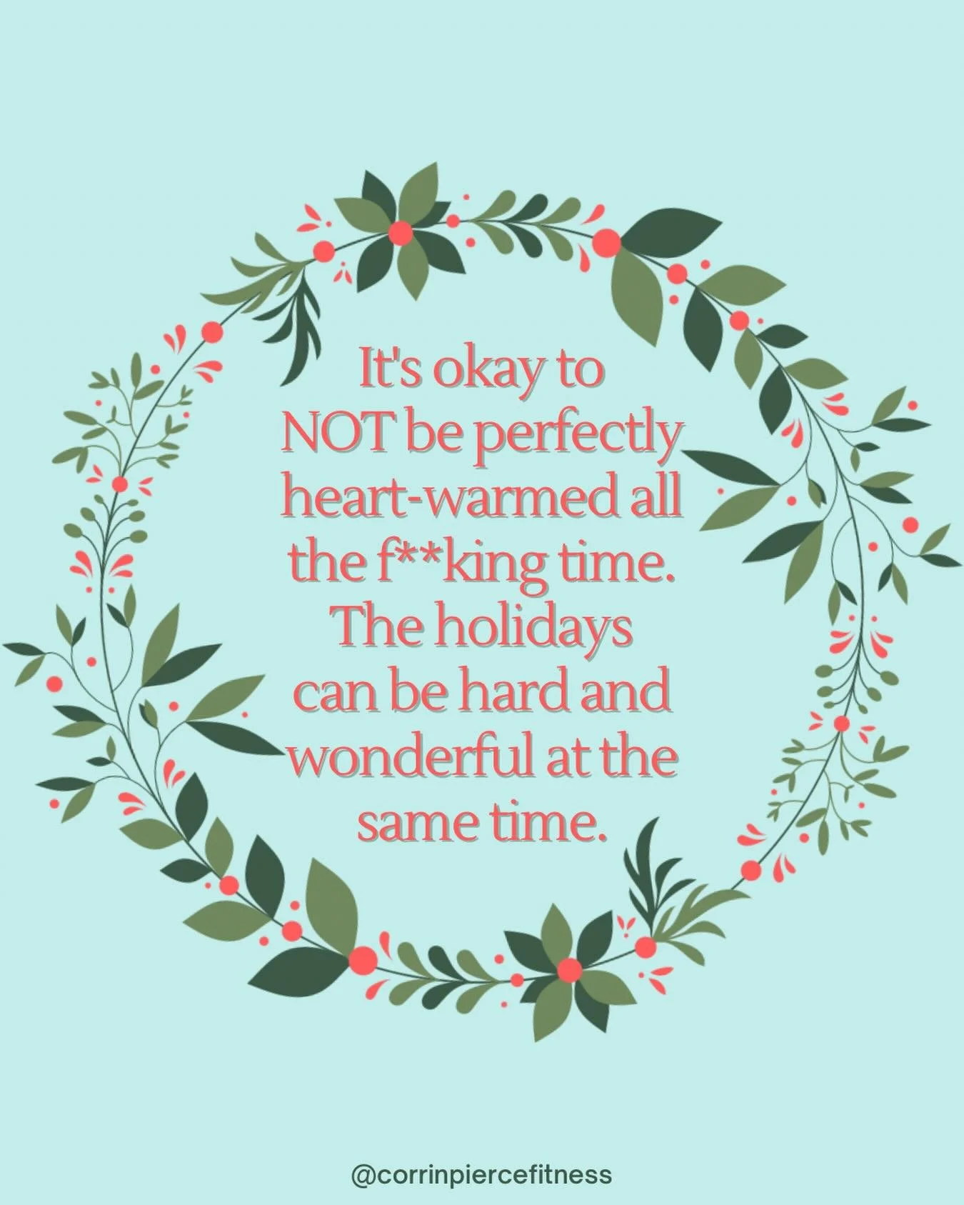I share this every year. As a reminder, to you, but also to myself. Here&rsquo;s how I&rsquo;m trying to find the balance:

❄️prioritizing joy and connection but also rest
❄️thinking about how I want to FEEL rather than what I &ldquo;should&rdquo; do