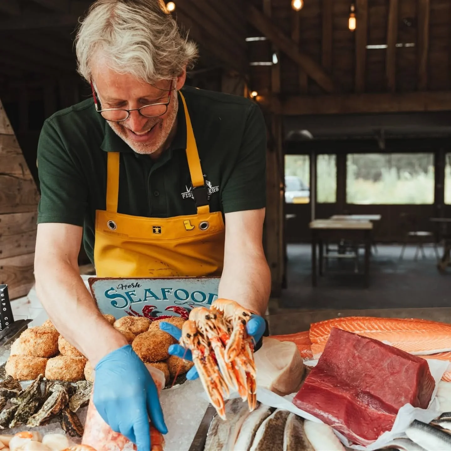 All ready for a fantastic weekend at Falconhurst

Shop open as usual after the works to the entrance have been completed. @fishmongersfr will be in their usual spot selling the finest fresh fish.

In The Barn, we have the first of our Autumn supper c