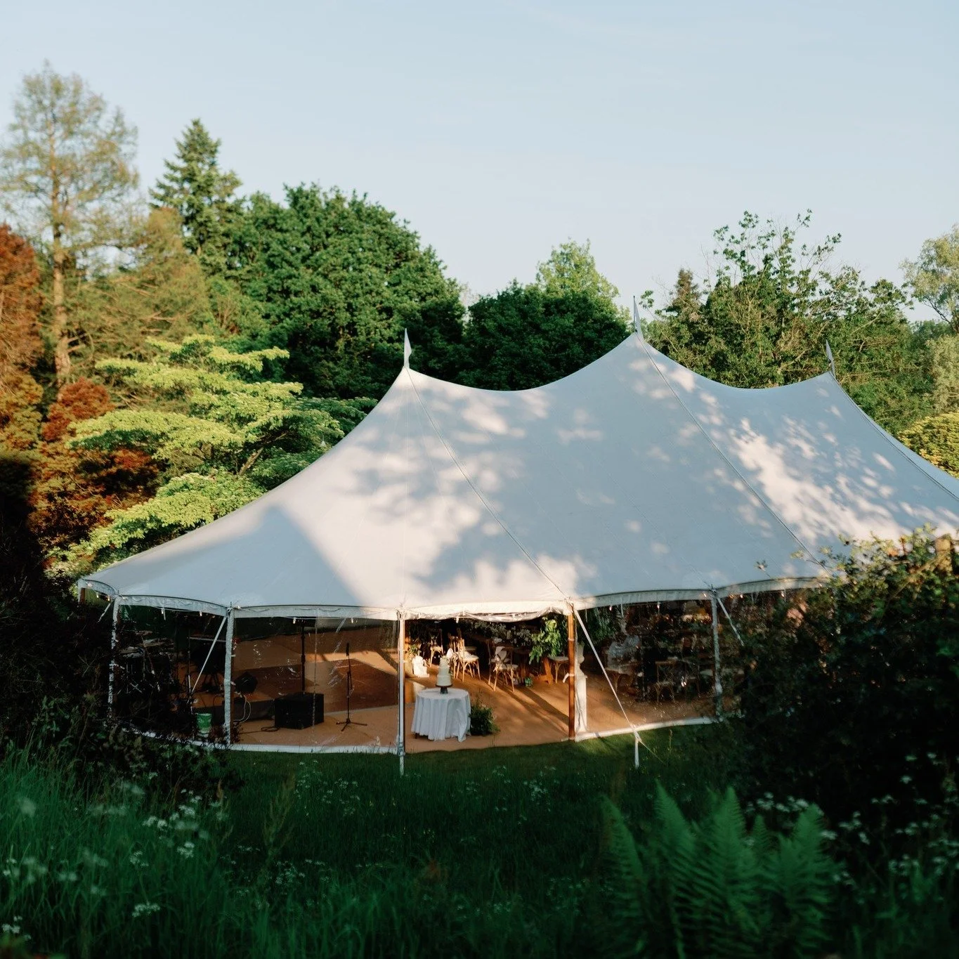 Marquees galore!  We're very easy here at Falconhurst and encourage every couple to choose their own marquee from the massive selection out there.  We have a few favourites here but everyone has their own budget and style, so you're free to choose.


