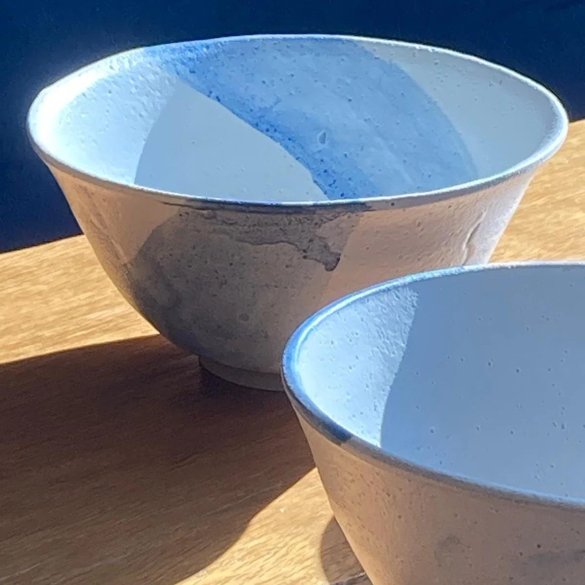 Here's the answer to a few Christmas gifts!  Lovely ceramics from Claire Purcell.  I love these blues and can never resist another useful bowl.

Markbeech Winter Fair is a firm fixture in our calendar and this year is on Saturday 22nd November 11-4 i