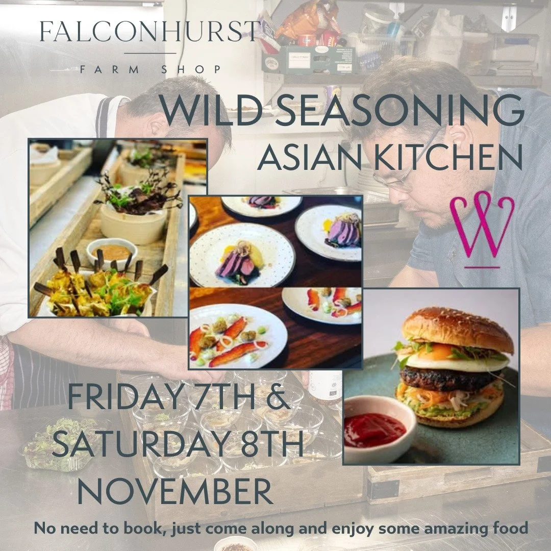 Brunch at Falconhurst Farm Shop today, Saturday 8th November. 

This delicious menu will be available from 9am until 2pm.

We look forward to seeing you here soon!

Piers