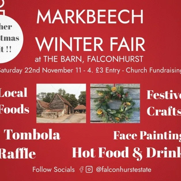 Just over a week until the Markbeech Winter Fair!  There are so many busy people in the area putting finishing touches to the goodies about to appear on these stalls.  Harry Belcher will be with us again this year sharing not only his great bridge pr