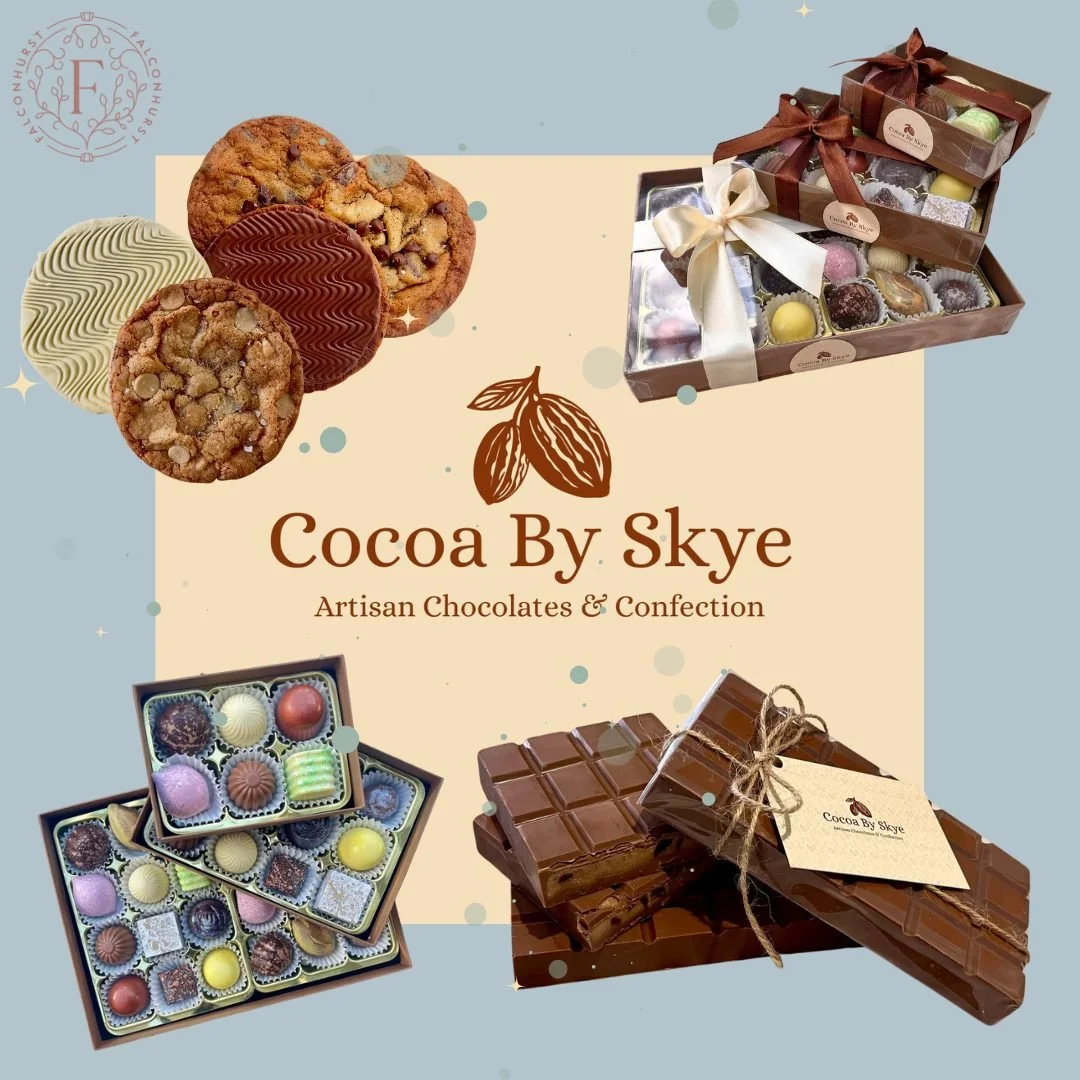 Indulge in Artisan Chocolate - Made Locally in Edenbridge.

@cocoabyskye delicious treats are now available in the Farm Shop.

Cocoa By Skye grew out of a lifelong love for baking and a belief that chocolate has a way of making life a little brighter