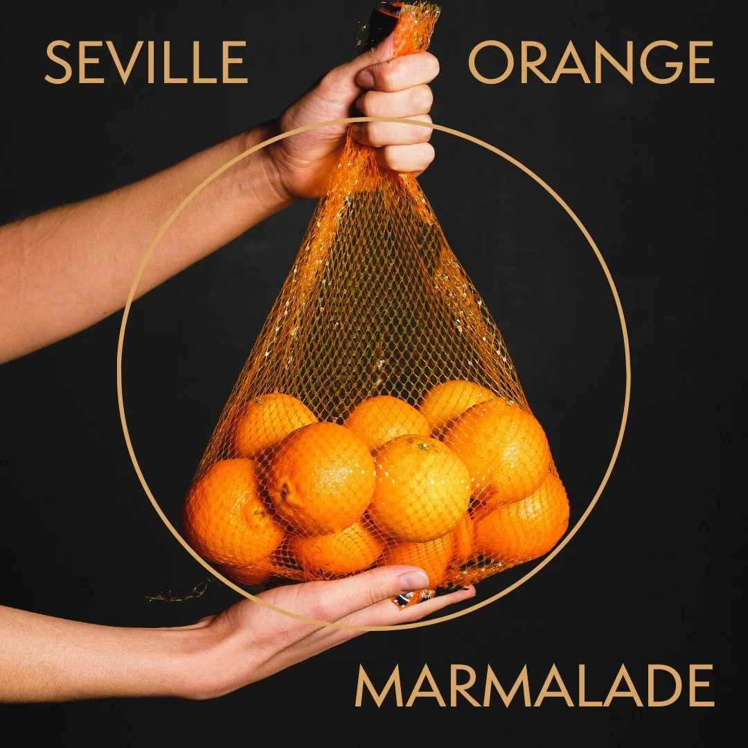 We have plenty of Seville oranges in the farm shop if you're keen to make your own marmalade.
Or even better, Annabel is in the Falconhurst kitchen today making some delicious marmalades that will soon be on the shelves for you to buy.