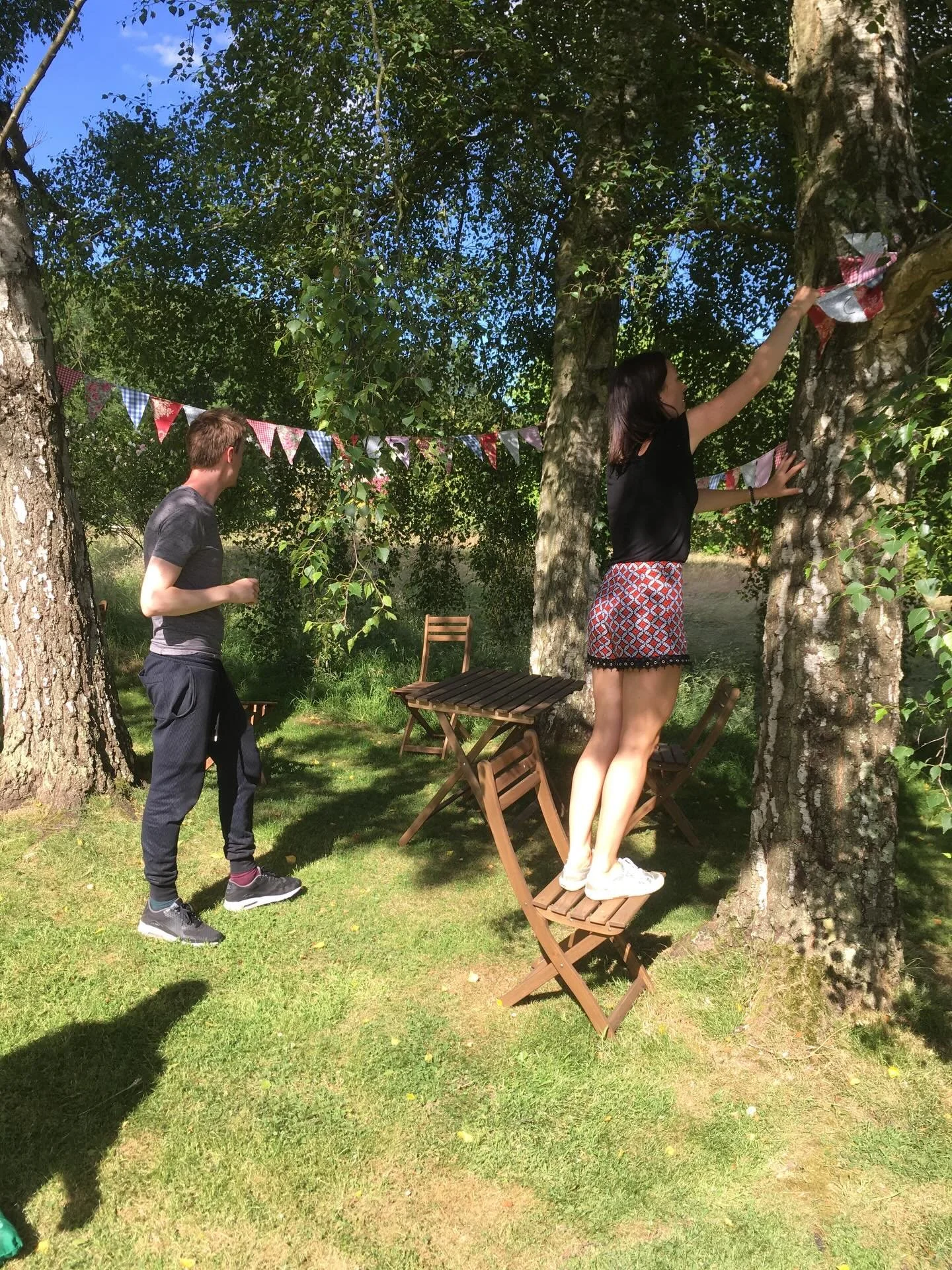 We&rsquo;re in wedding planning mode this year and here&rsquo;s a throwback to our last family wedding! This is reminding me of all the things to do this coming June and August! 

It&rsquo;s all about the bunting, bubbles, flowers and family to us so