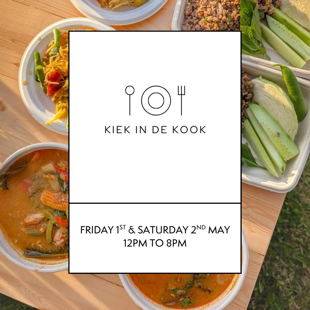 Street Food in The Barn
Friday 1st &amp; Saturday 2nd May - 12pm to 8pm

We are delighted to be hosting @kiekindekook in The Barn this weekend. They will be serving their amazing Thai inspired menu. 

We also have beer on tap from @lakedownbrewingco 