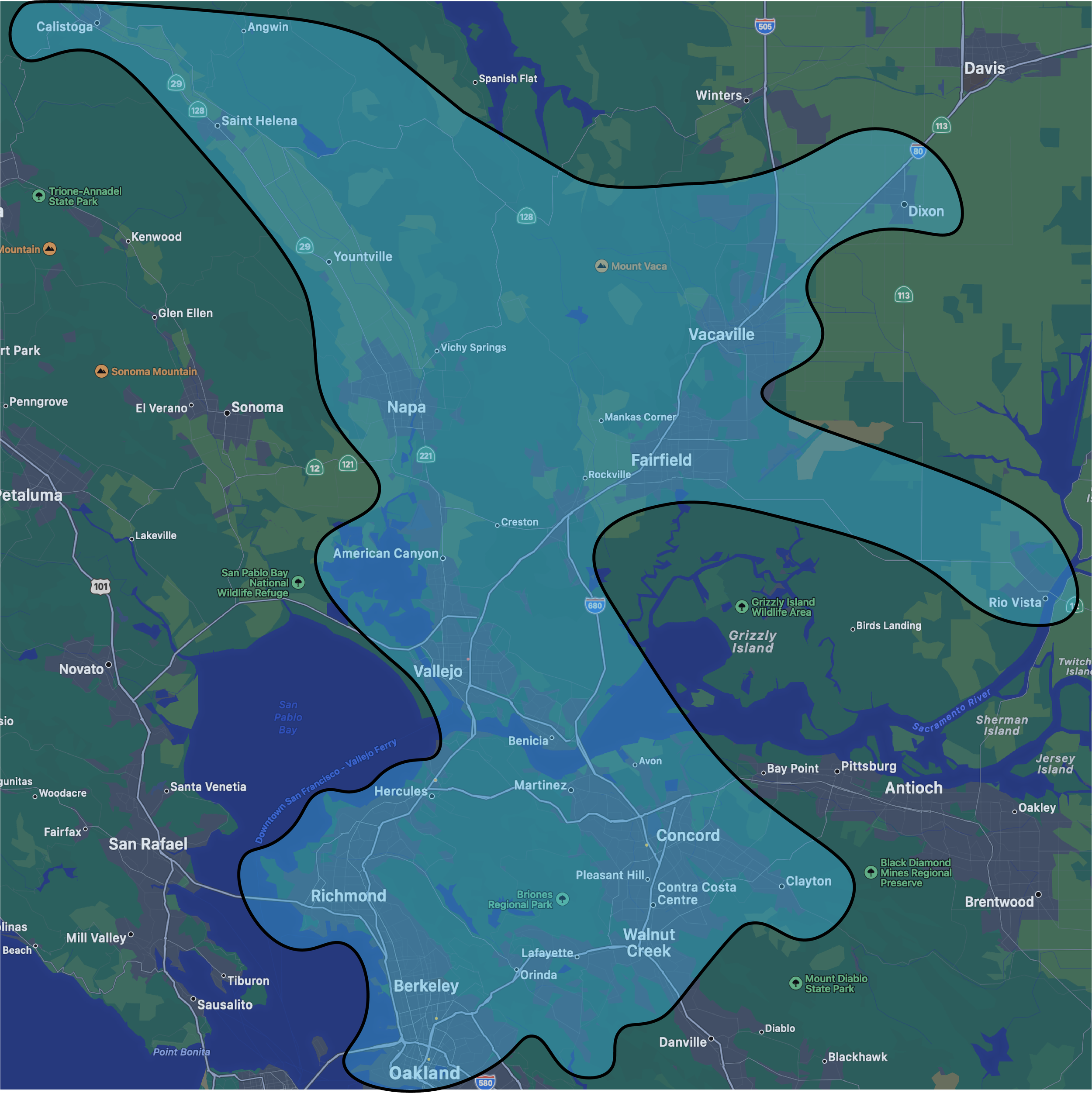 smart pest pros service map