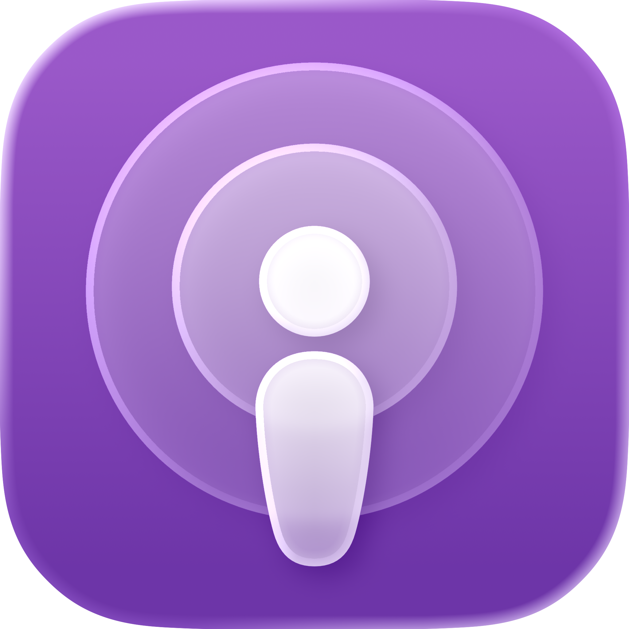 apple podcast icon with a link to the uncommonminds podcast