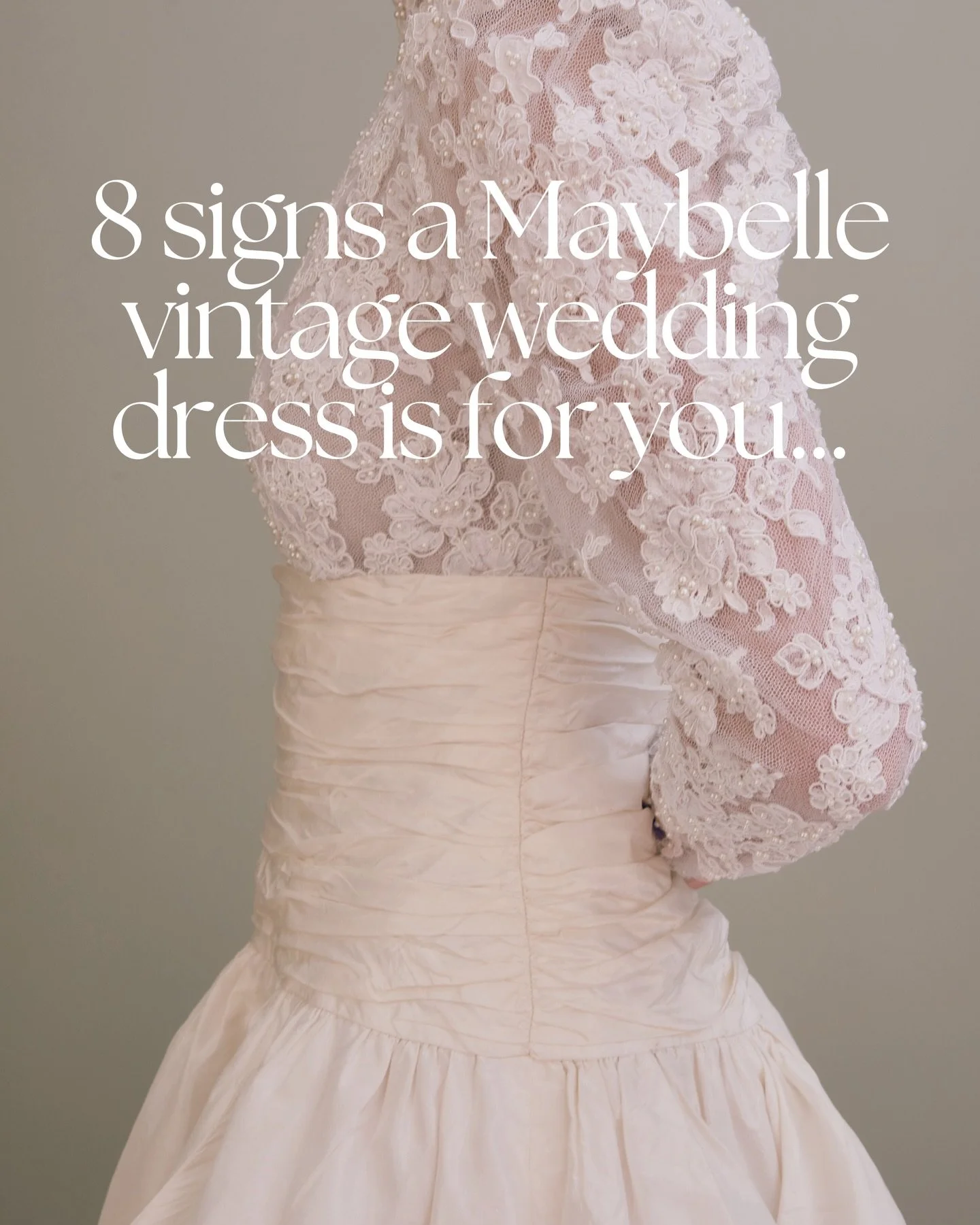 💕At Maybelle, we specialize in curating, reimagining, and restoring gowns with heart. Let&rsquo;s find the story waiting for you in our in-house collection.

#vintagebridal #bespokebridal #oneofakindbride #maybelleatelier
