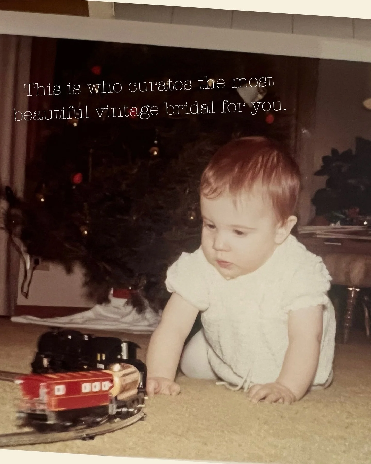 Little me ~ I'd like to think she'd be so happy to see where we are today. 🌸✨⛸️🎀

#vintagebridal #bespokebride