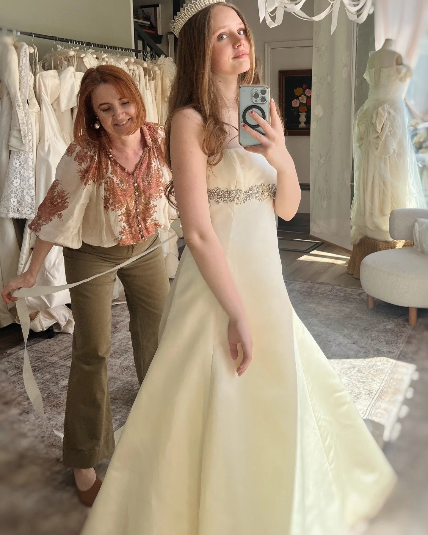 When I&rsquo;m working with a bride, we aren't just fitting a dress; we&rsquo;re editing it. We&rsquo;re deciding which part to highlight, how to adjust a vintage silhouette to feel modern, and ensuring the final result reflects your story. 

We don'