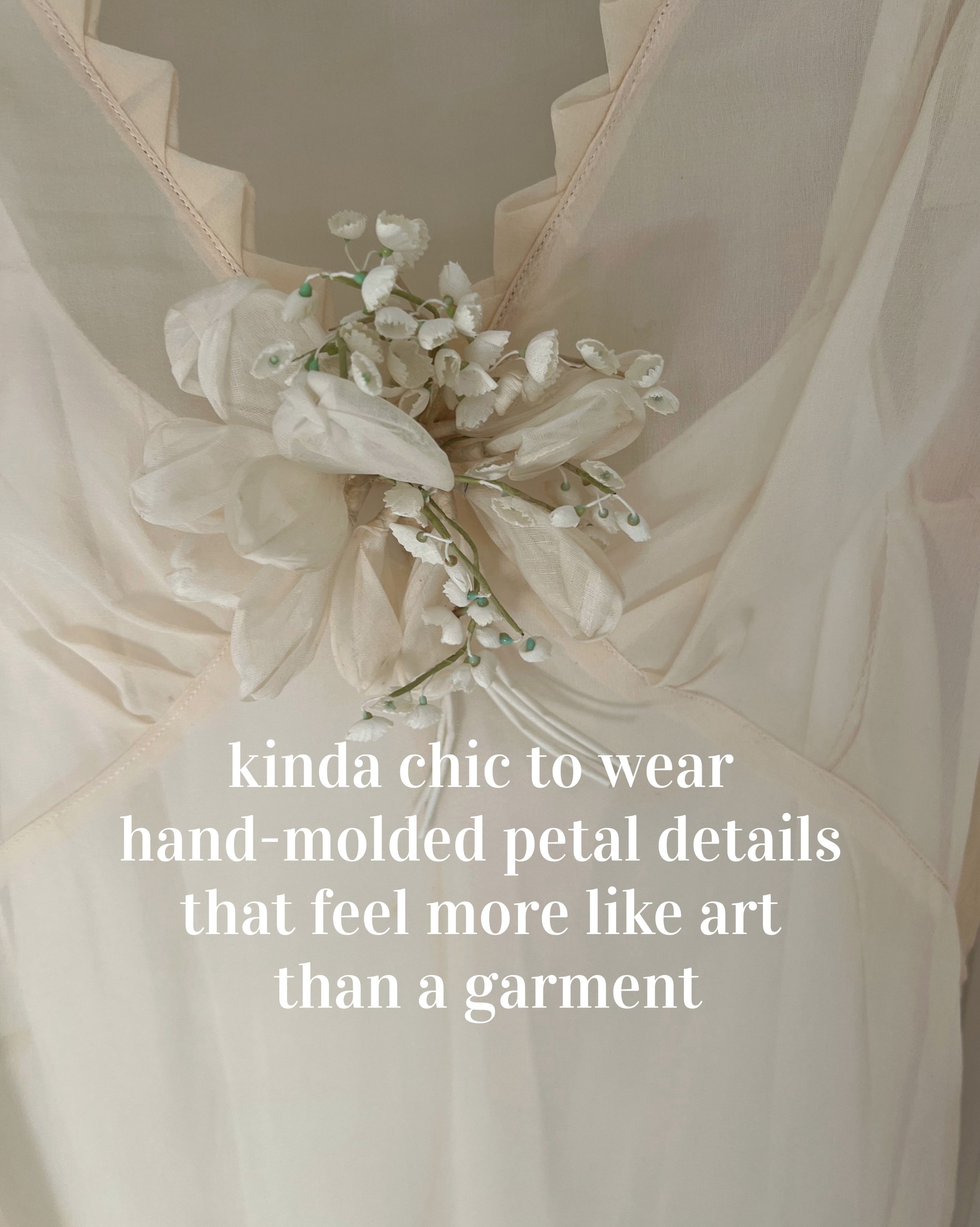 Jumped on the trend because, honestly, we&rsquo;ve always felt our Maybelle brides were kinda chic. ☁️✨

#vintagebridal #insidetheatelier