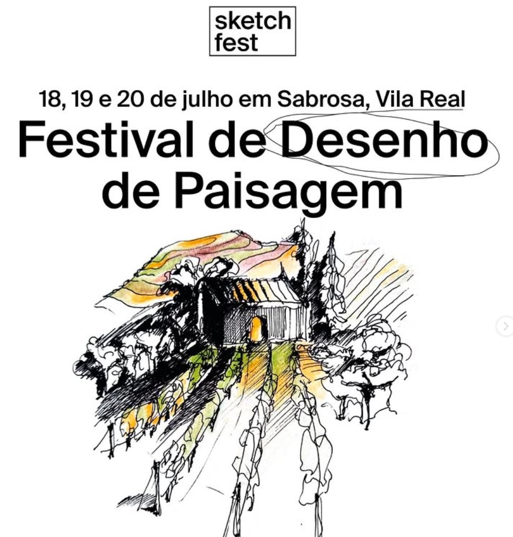 Sketch Fest - Festival de Desenho de Paisagem - Oficina de desenho e aguarela