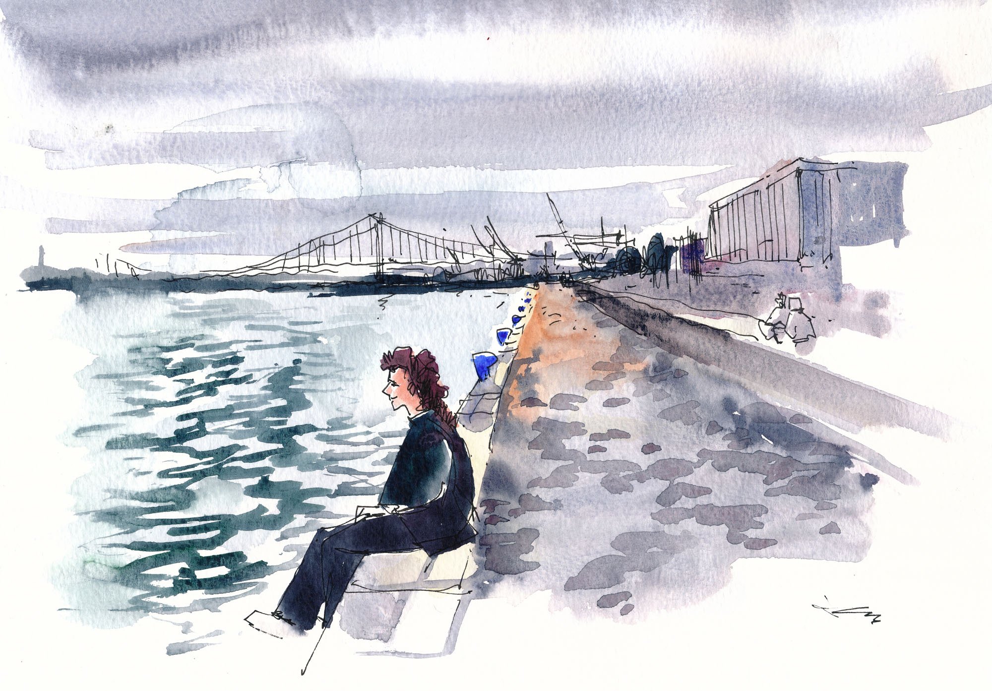 A break by the Tejo