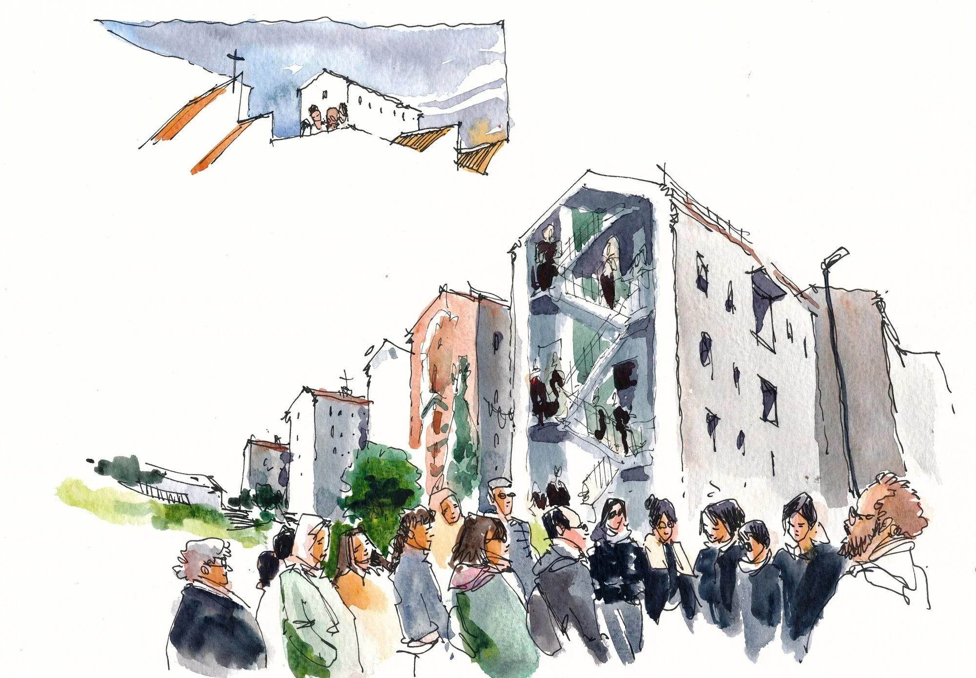 Bairro 2 de Maio - Neighbours (Mariana Duarte Santos) and The Linen Ghost (Regg Salgado)