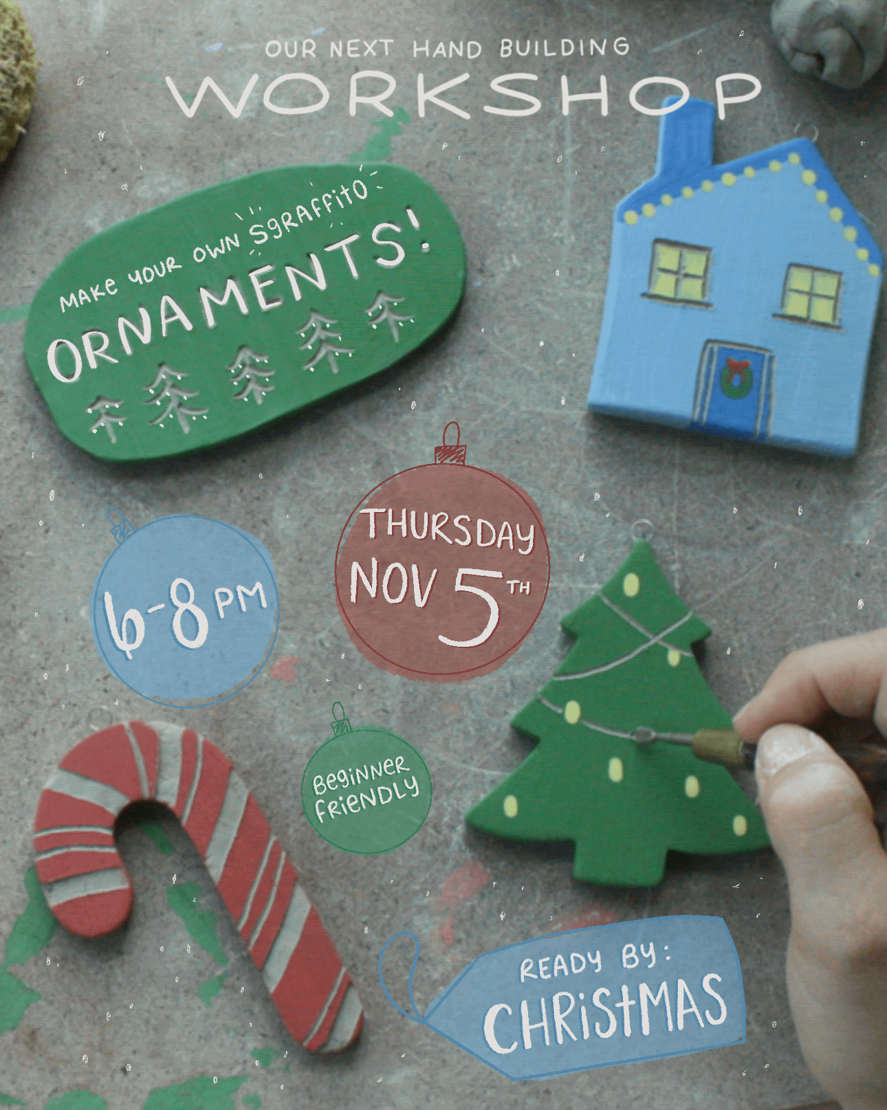 Ornament Workshop | Nov 5th | 6-8pm