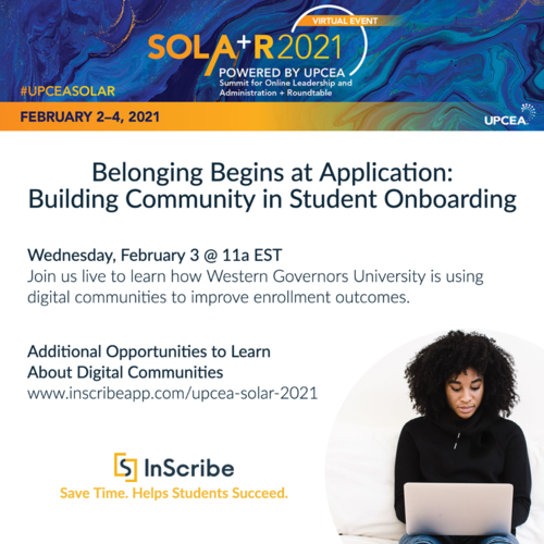 Belonging Begins at Application: Building Community in Student Onboarding