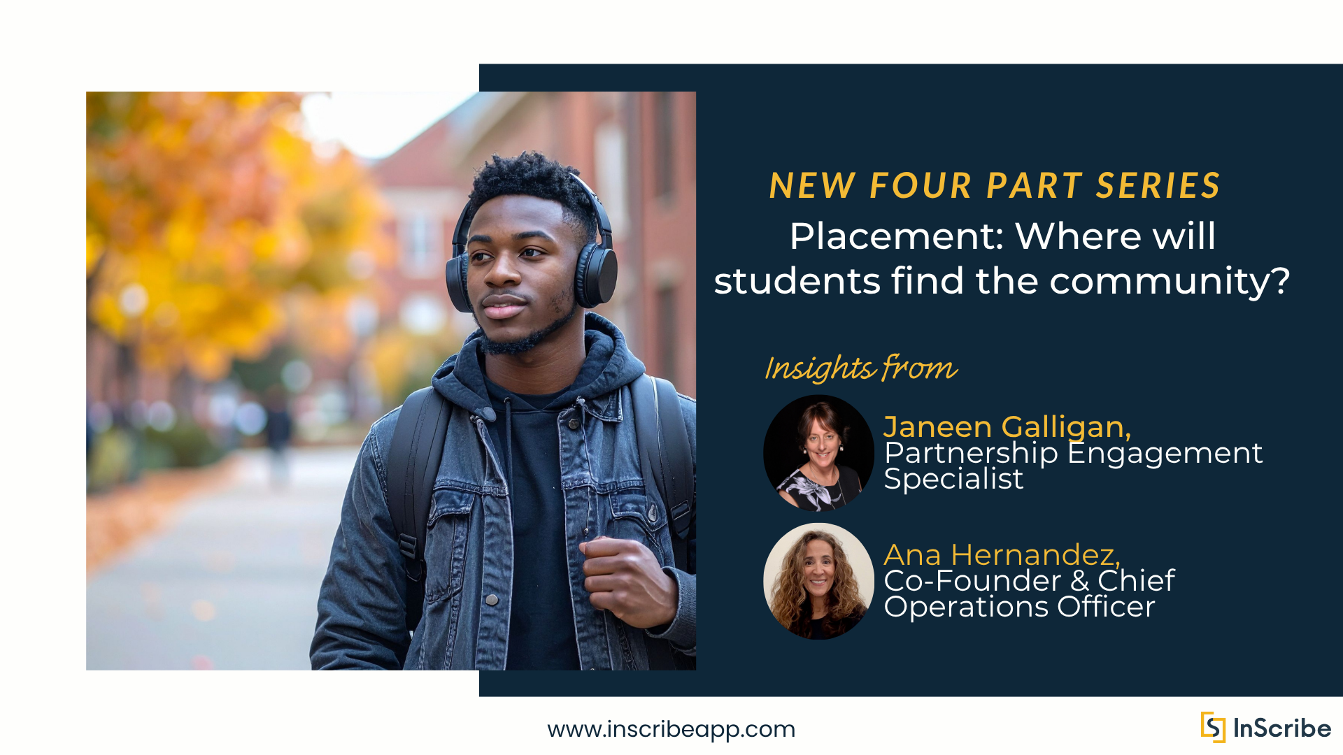 Placement: Where will students find the community?