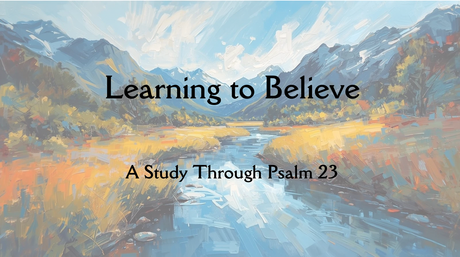 Learning to Believe 