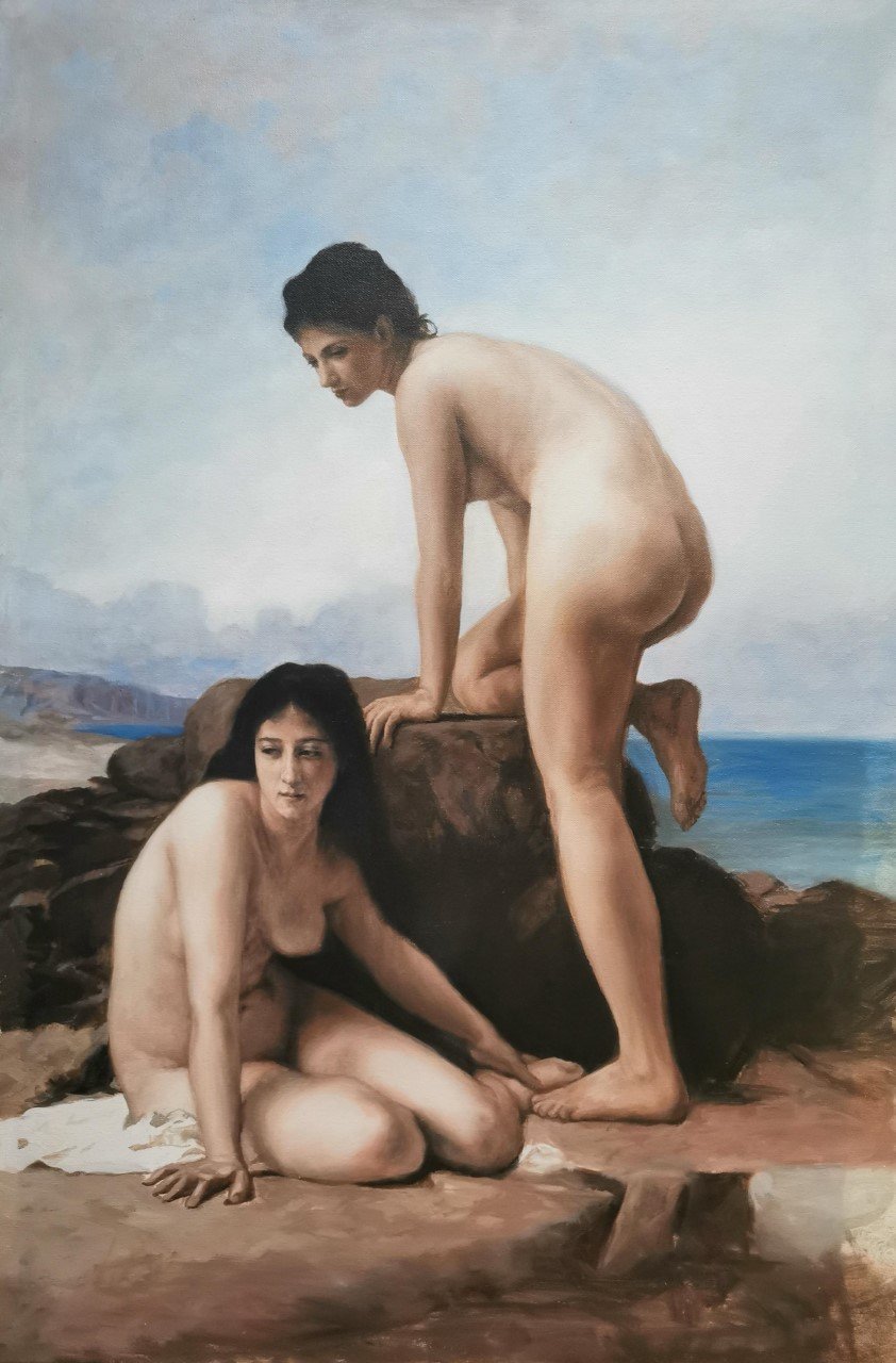Two Bathers (Bouguereau)