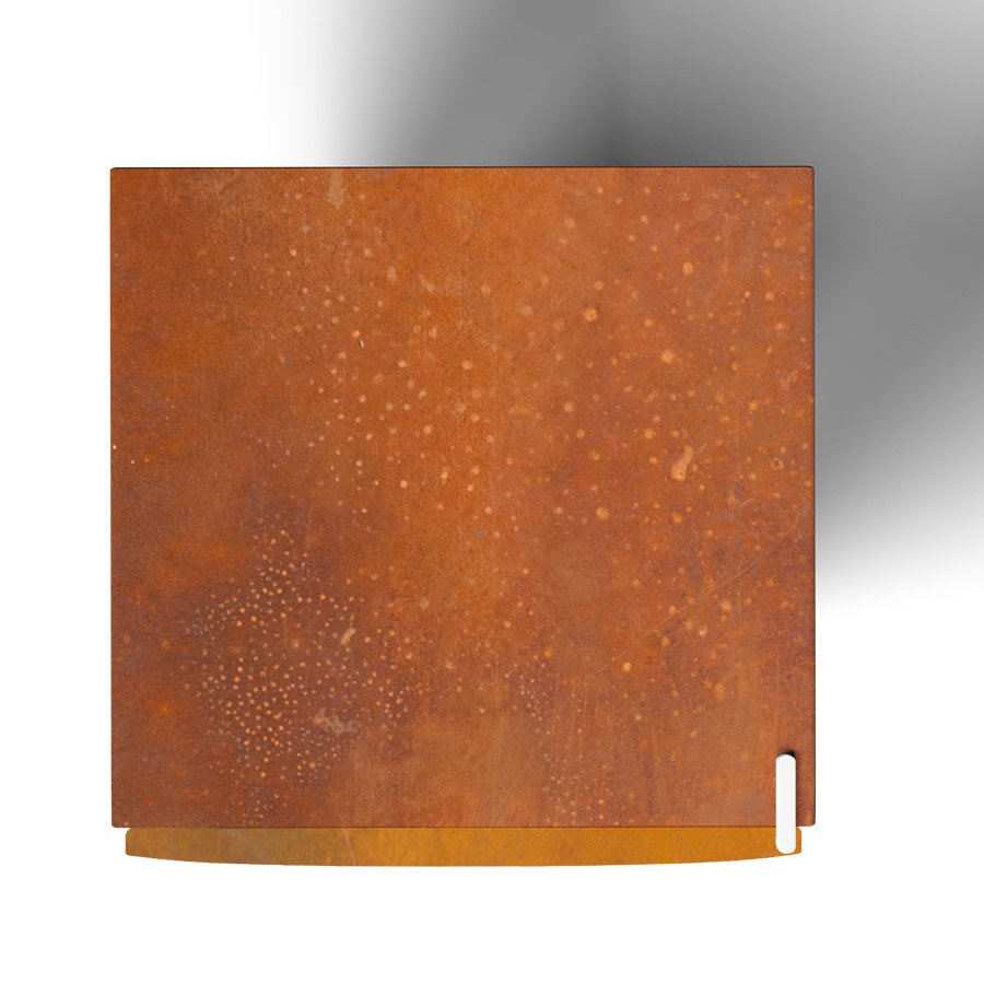 Rust Custom Printed Vinyl Refrigerator Wrap Top