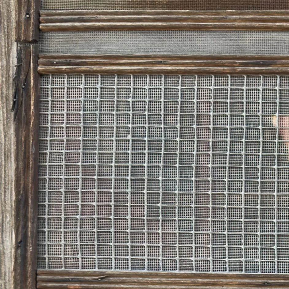 Ghost Town Silver City Screen Door Wrap Close up