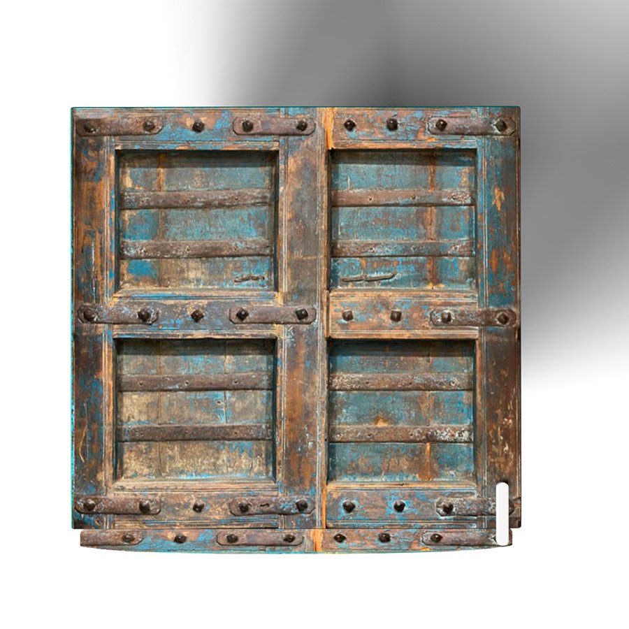 Layered Painted 4 chain Link Refrigerator Wrap Top