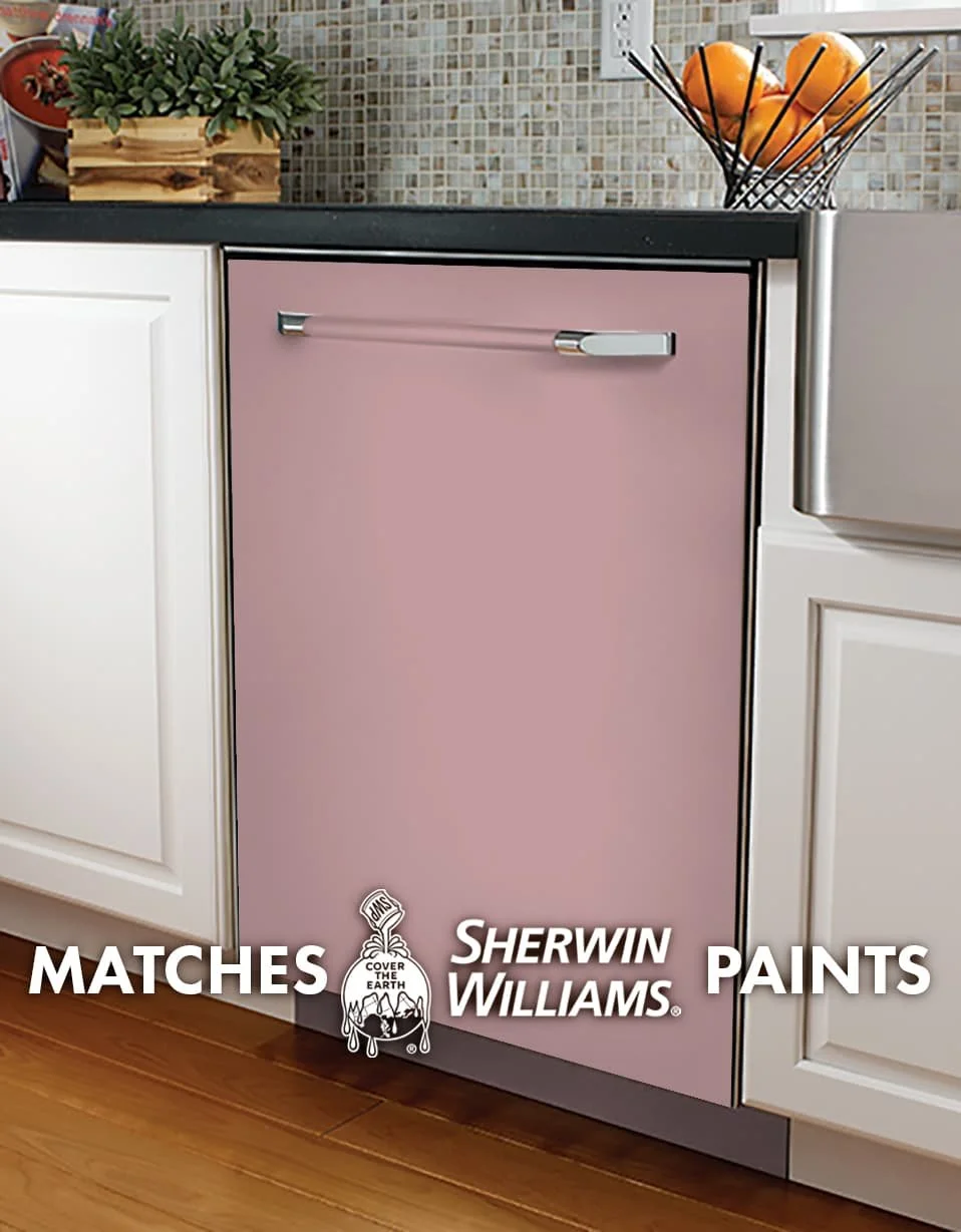 Rose Embroidery SW 6297 Paint-Match Dishwasher Wrap