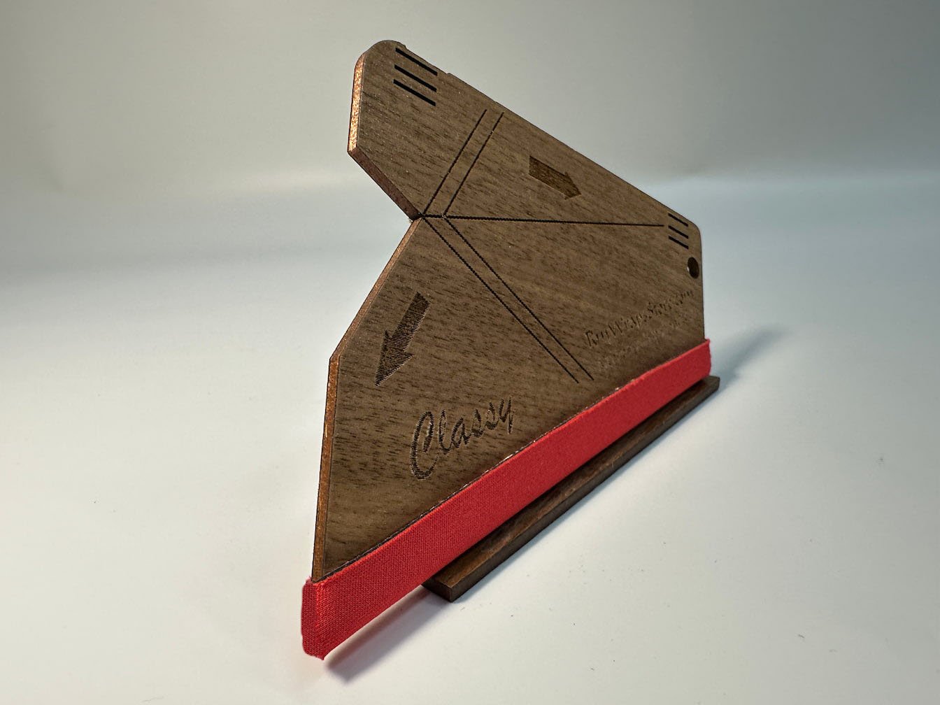 Squeegee Walnut Wood Side Architectural Films "Pro"