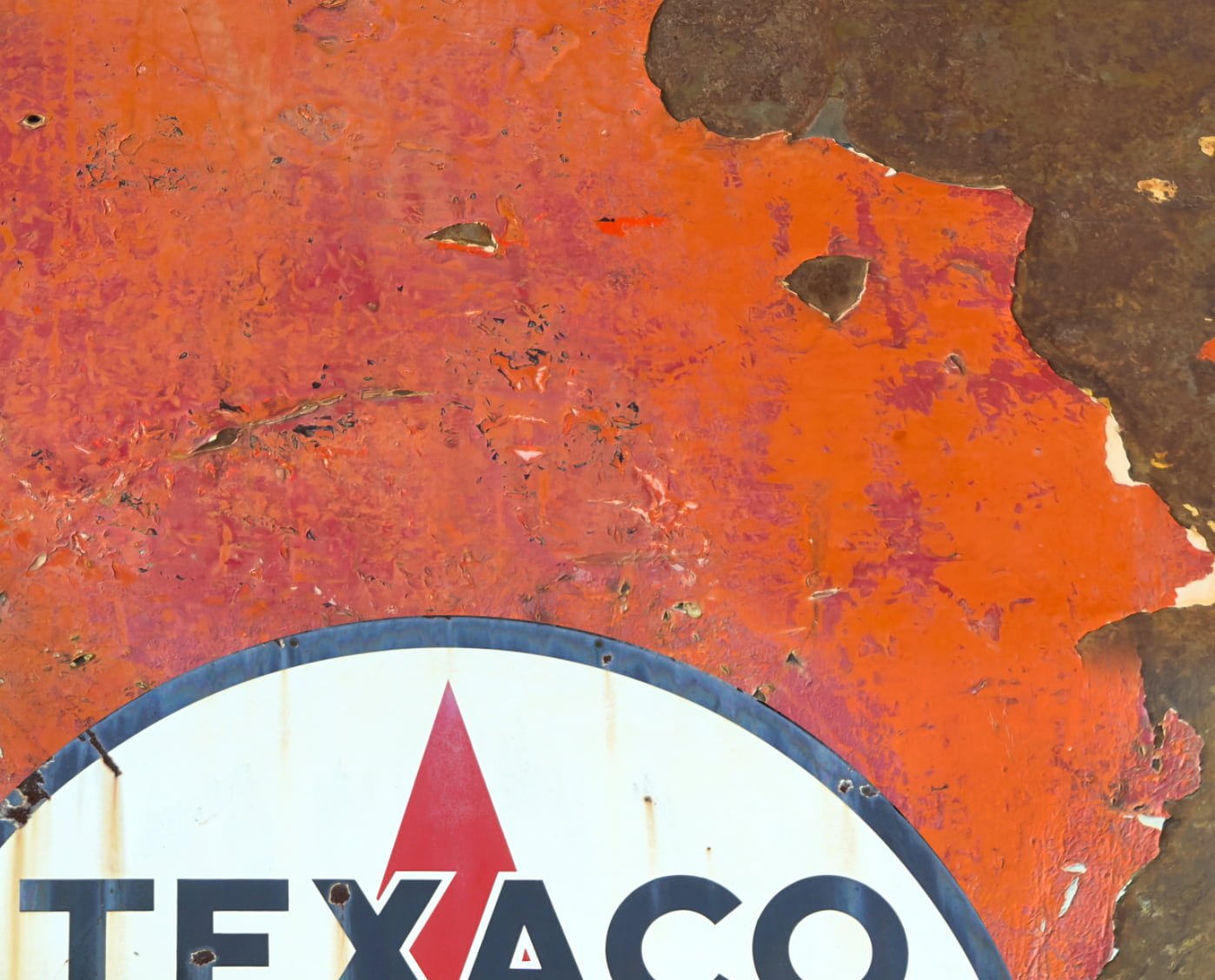 Retro Rustic Gas Pump Refrigerator Wrap Close up Sign