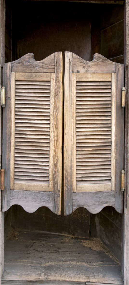 Old Saloon Wooden doors