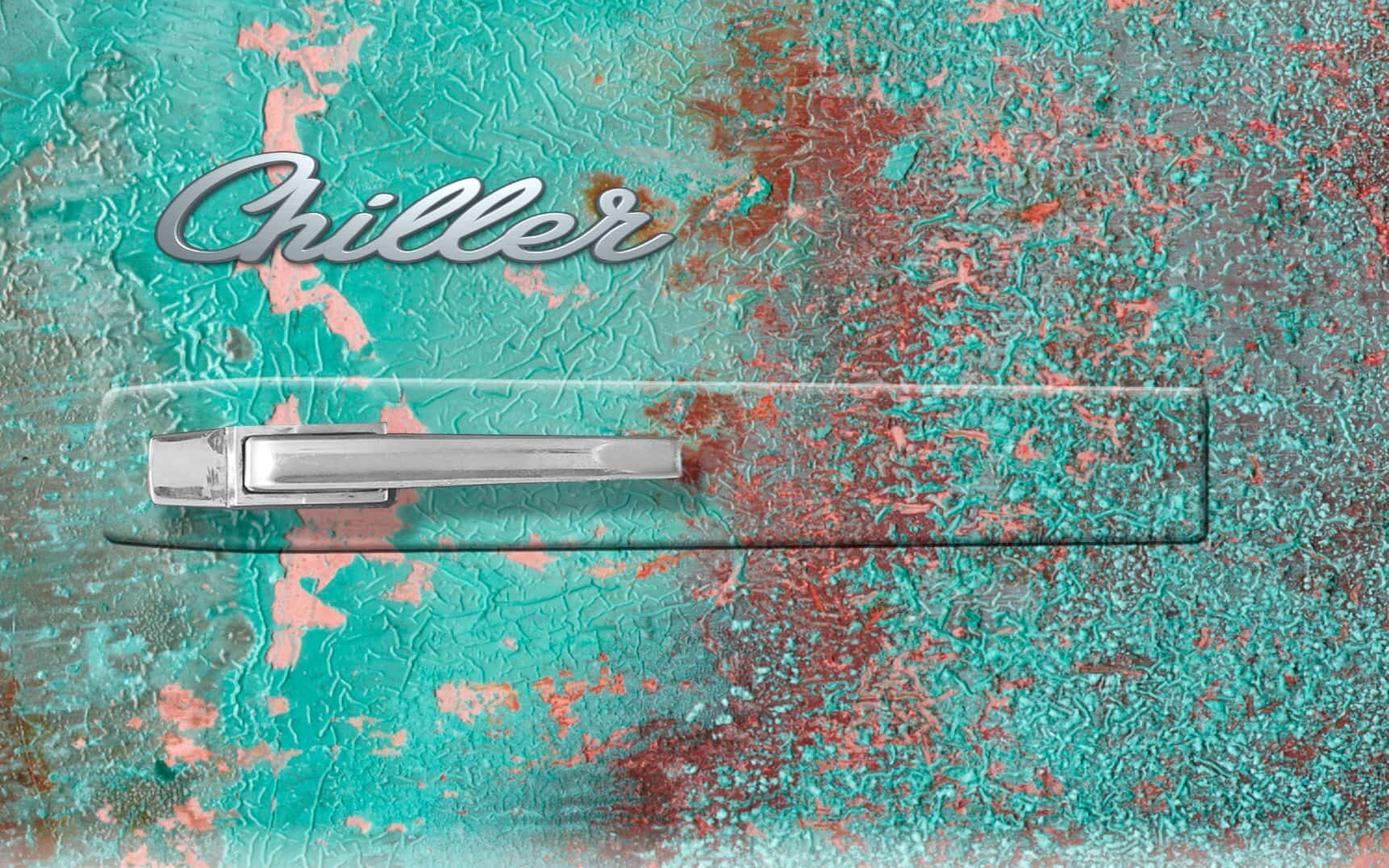 Oxidized Copper Chiller Refrigerator Wrap, freezer door