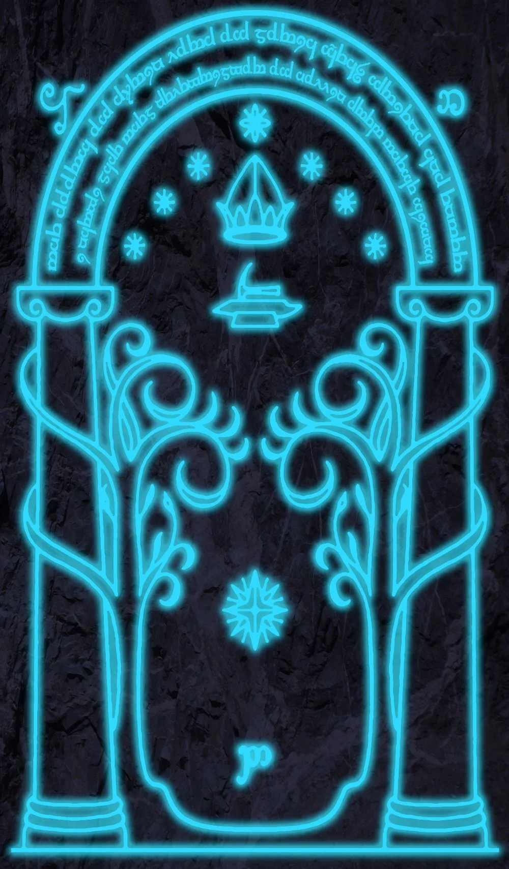 Mines of Moria Refrigerator Wrap