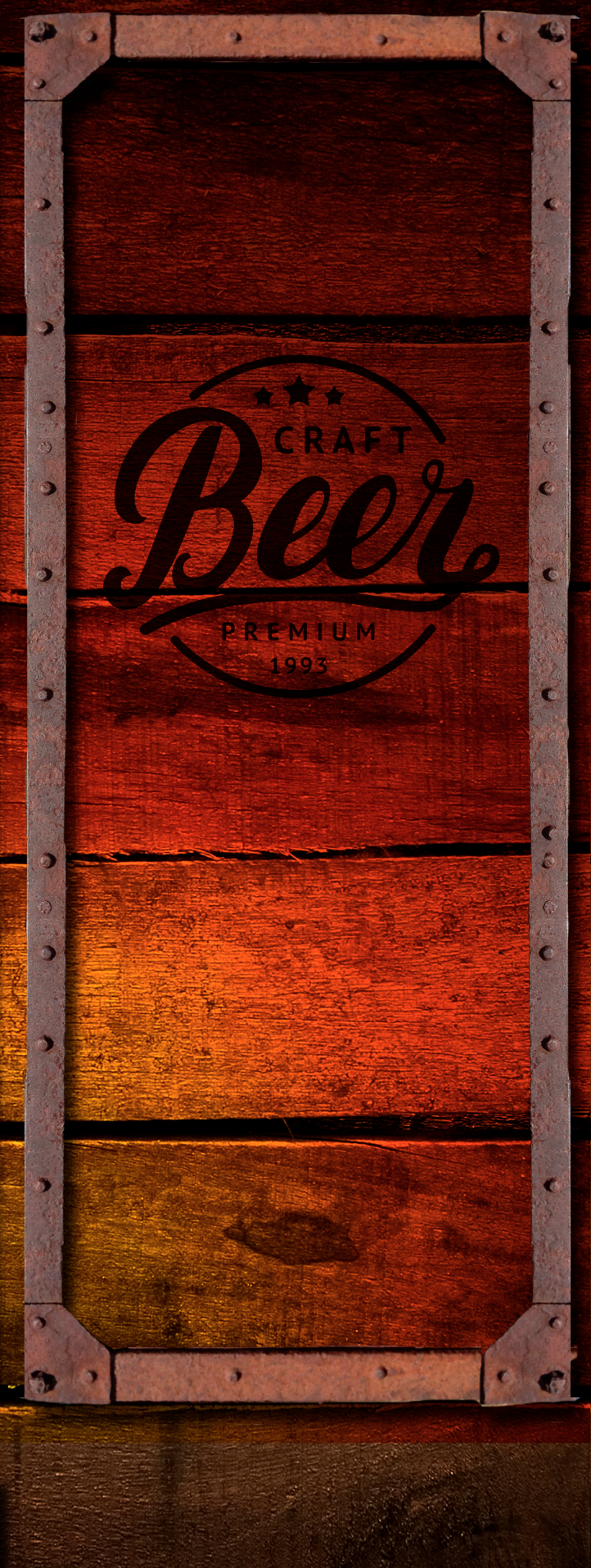 Beer Glass Refrigerator Wrap