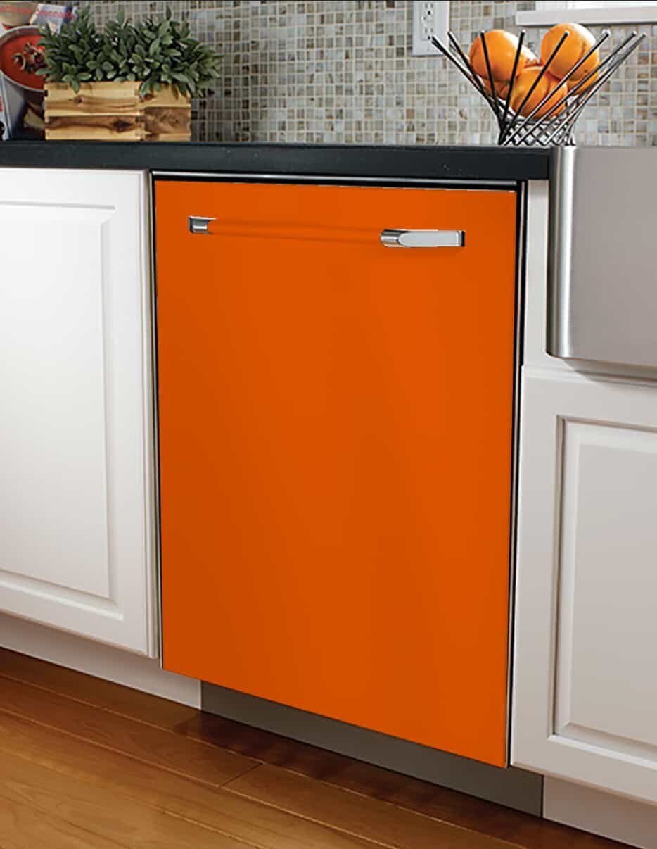 Orange Retro Colors Dishwasher Wrap