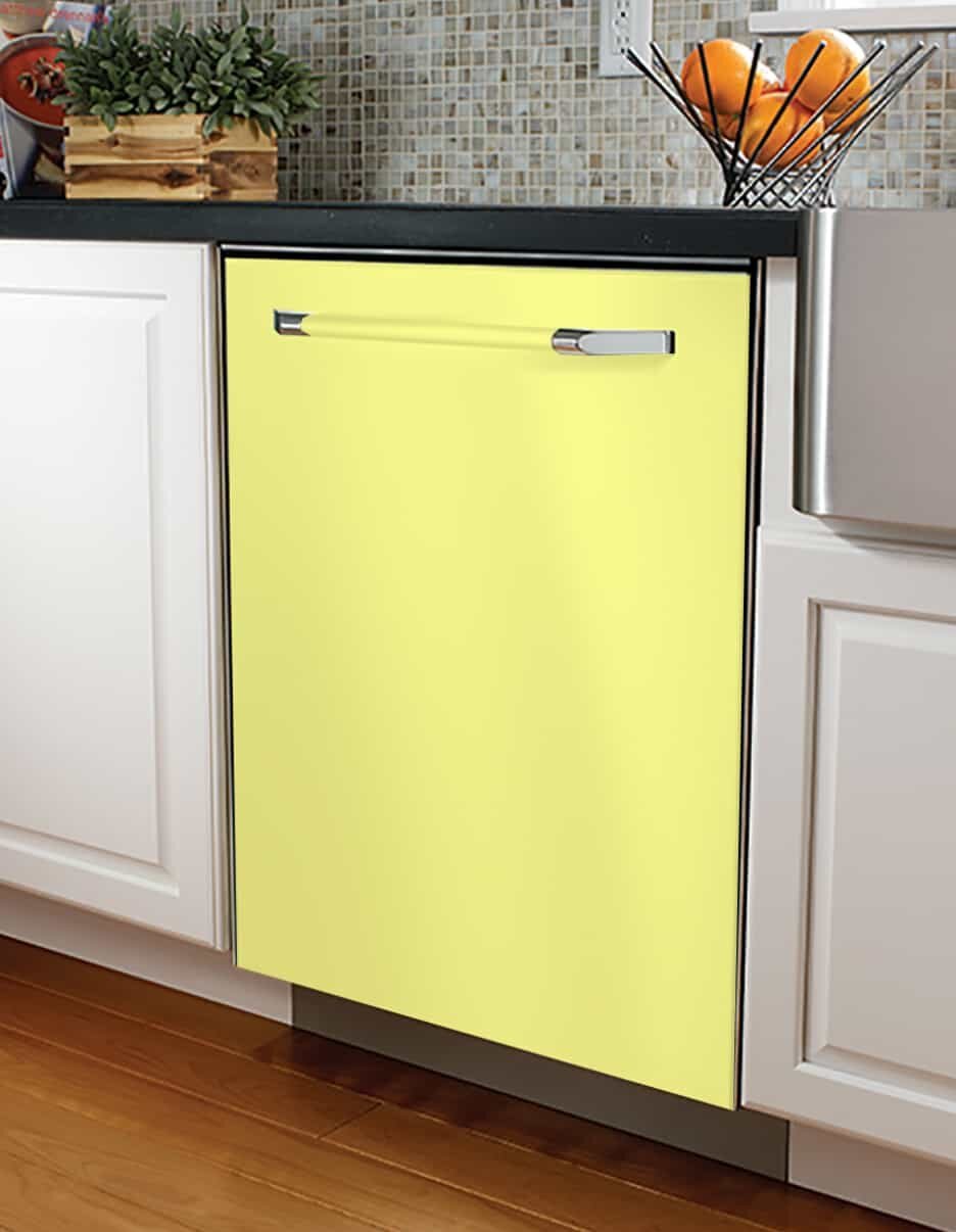 Yellow Retro Colors Dishwasher Wrap