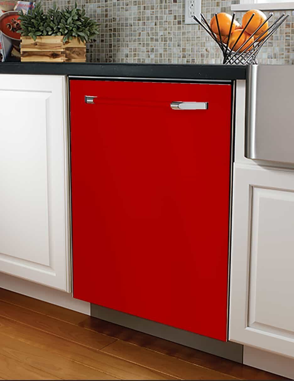 Red Retro Colors Dishwasher Wrap